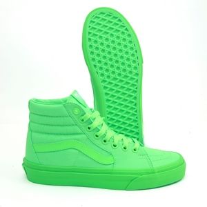 Vans Unisex SK8 Hi Neon Green Limited Editions